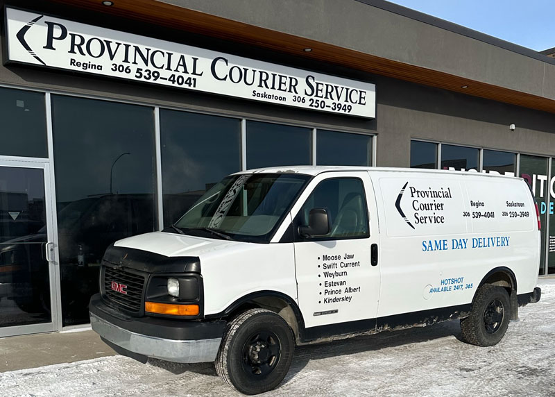 Provincial Courier Services Van